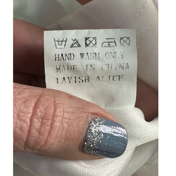 Lavish Alice White Body Con Strappy Back Party Dress size 10 - Picture 5 of 16